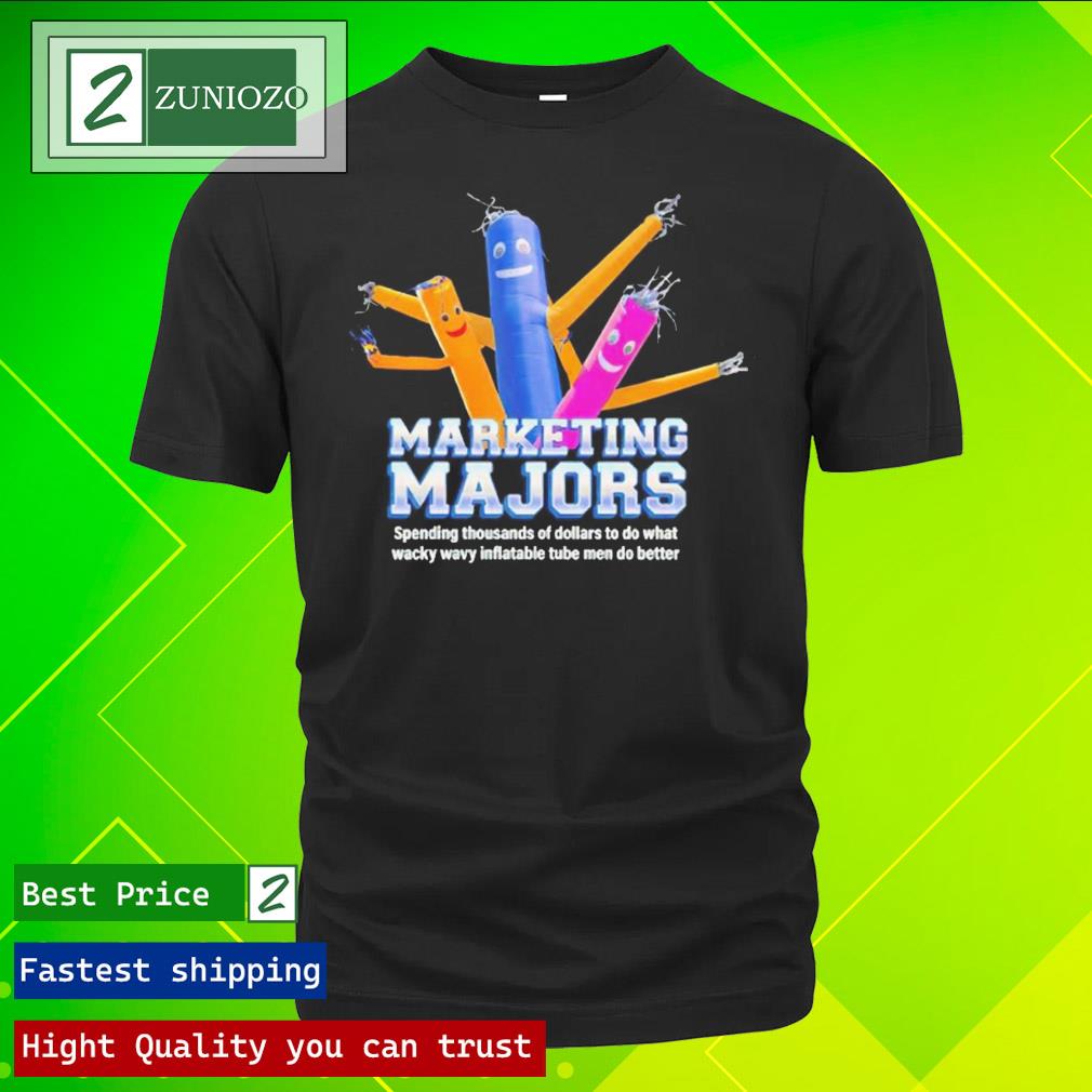 Official marketing majors wacky wavy inflatable tube men Shirt