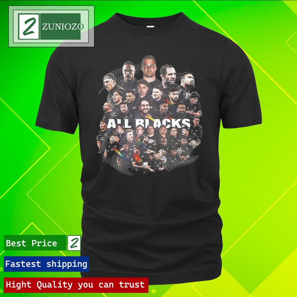 Official 2023 All Blacks rugby team of New Zealand T-Shirt