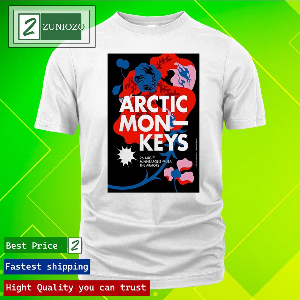 Official arctic Monkeys Tour Minneapolis MN USA Aug 26 2023 Poster Shirt