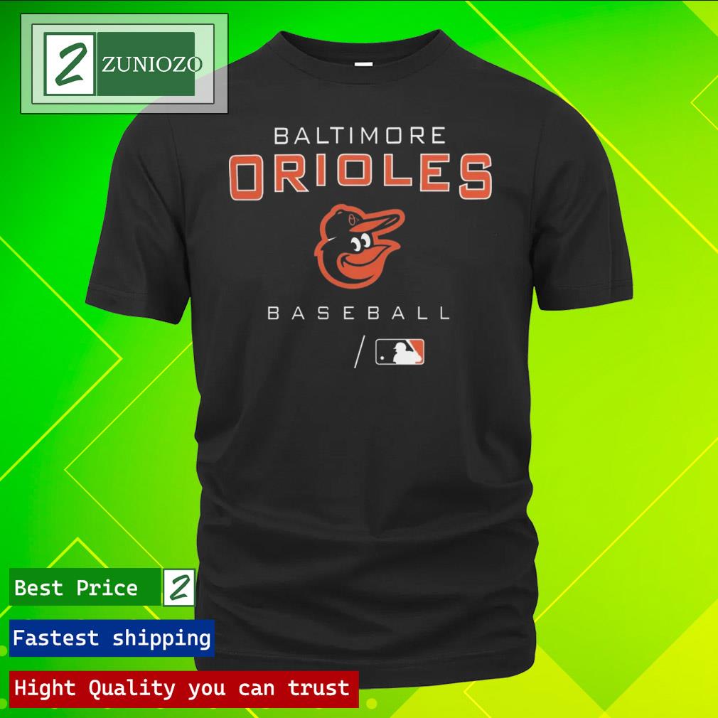Official baltimore Orioles Orange Authentic Collection Velocity Practice Performance T-Shirt