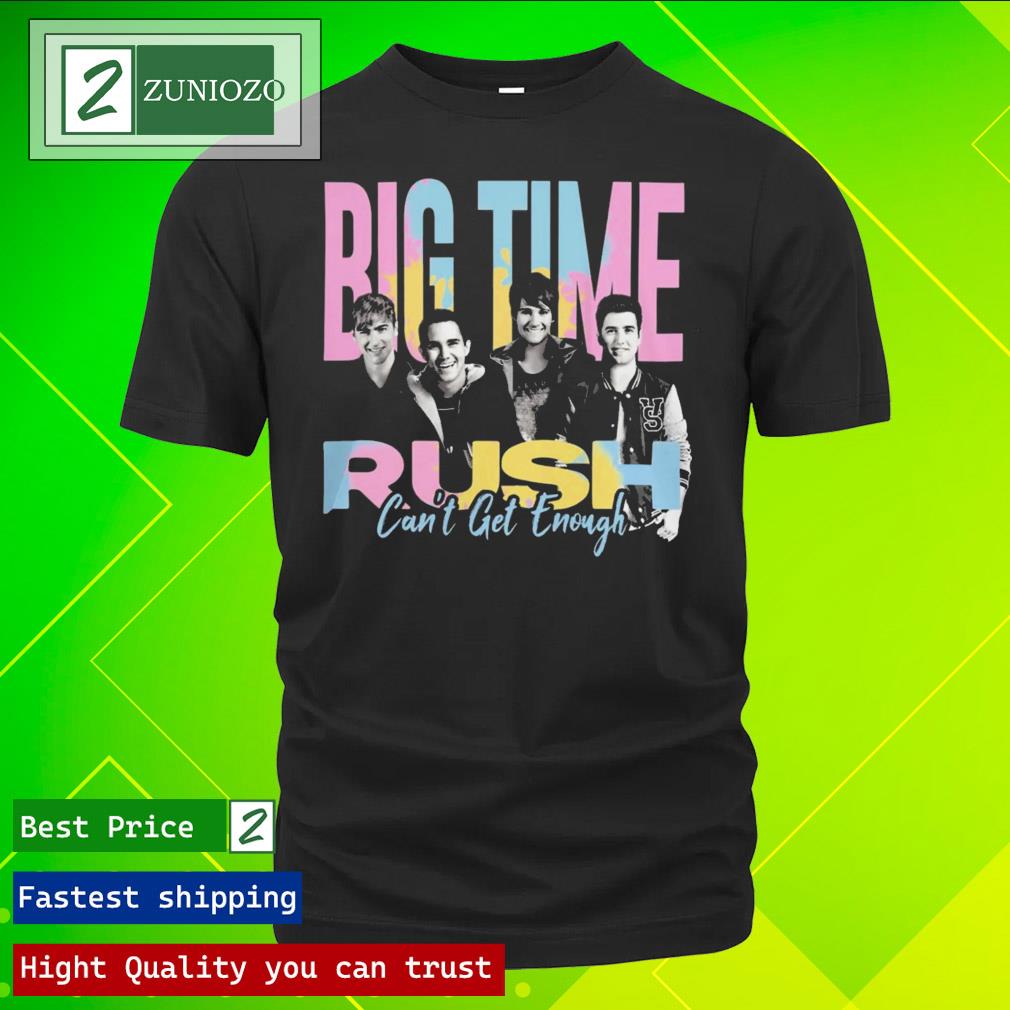 Official big Time Rush Cge Photo Can'T Get Enough Tour 2023 Shirt