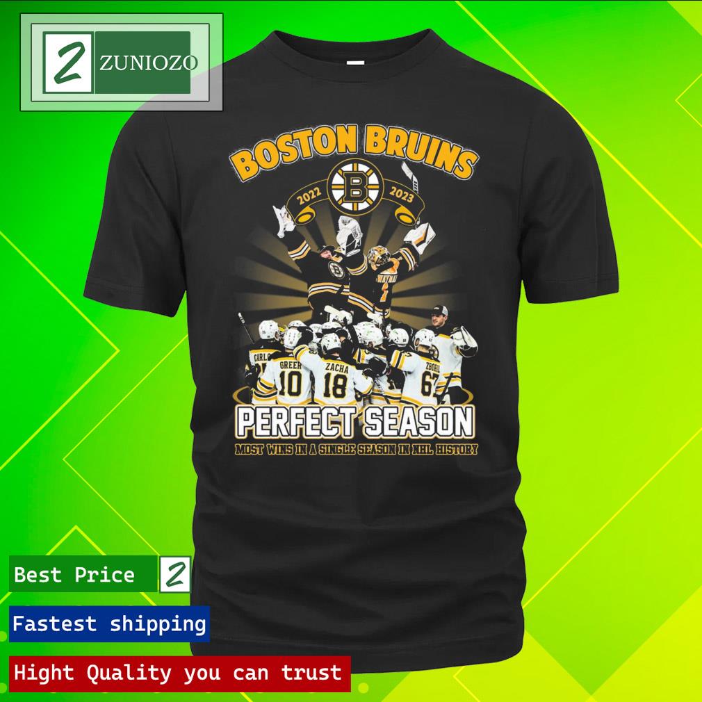 Official boston Bruins perfect season most wins in a single season in nhl history Shirt