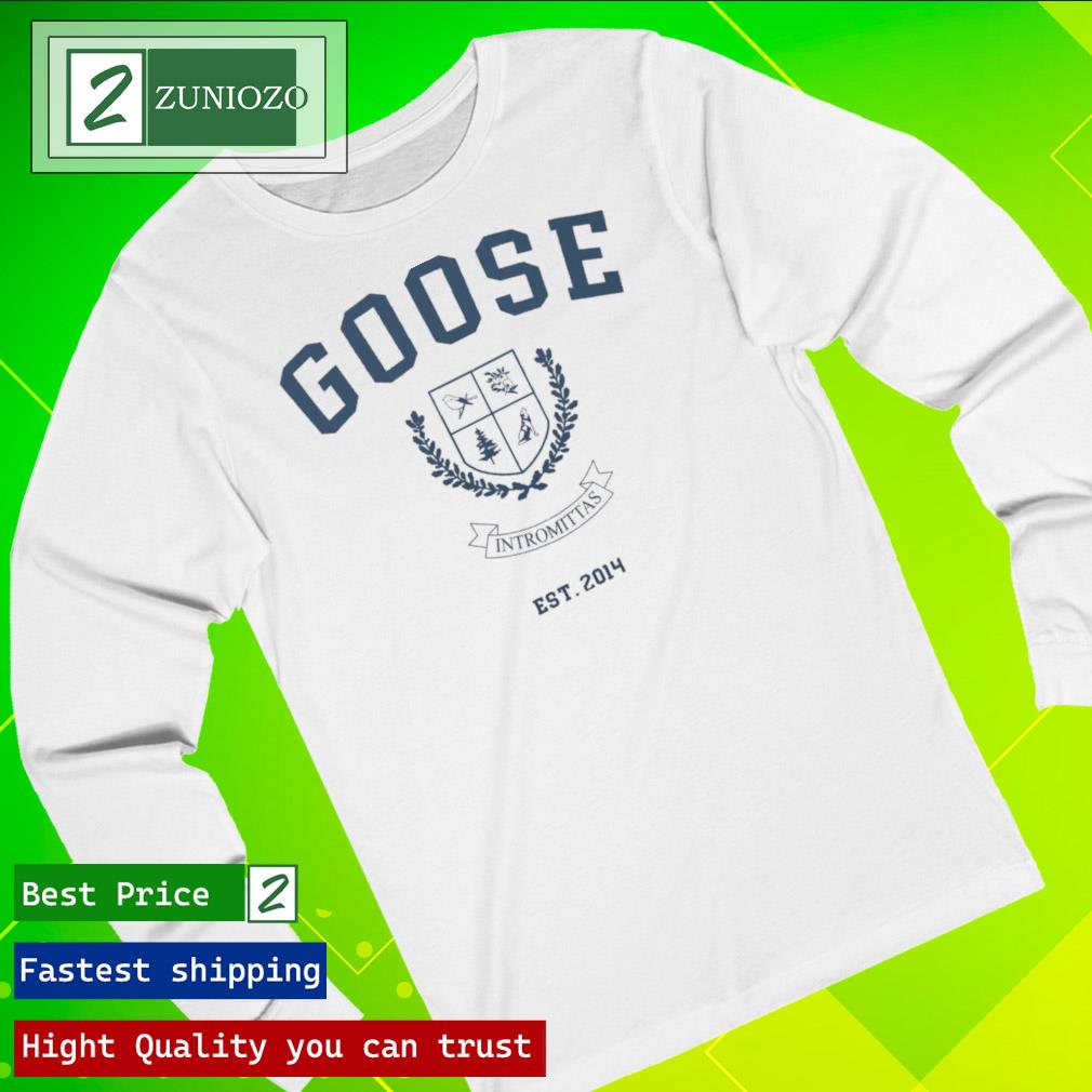 Official goose the band collegiate crest Shirt longsleeve