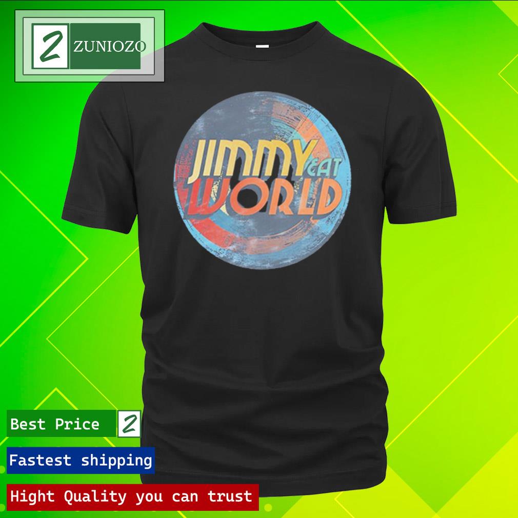 Official jimmy Eat World Vintage Record Logo Shirt