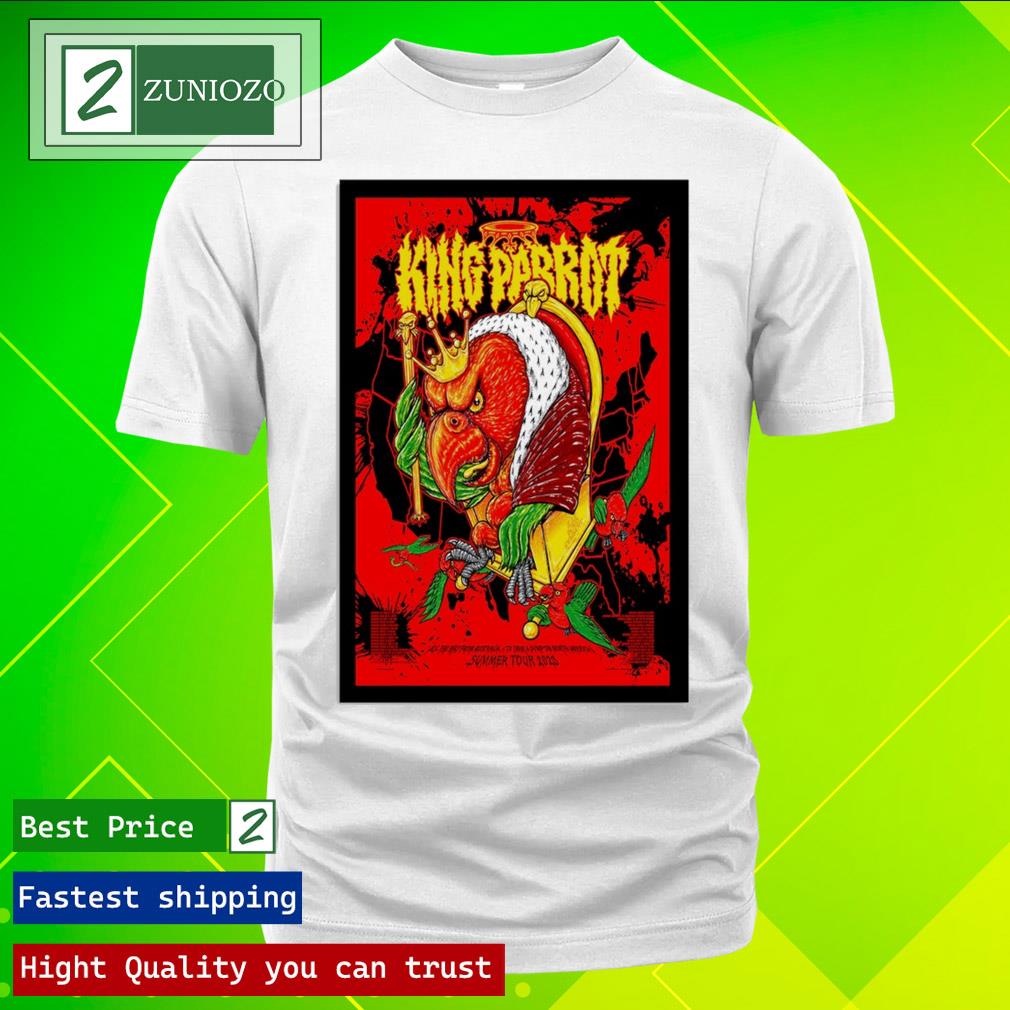 Official king parrot concert 2023 summer tour north America poster Shirt