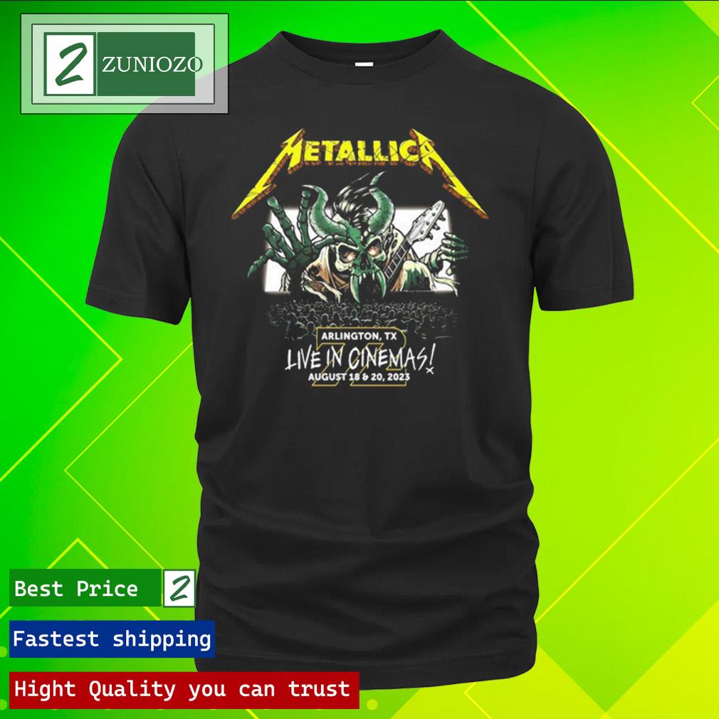 Official metallica Live From Arlington 2023 Shirt