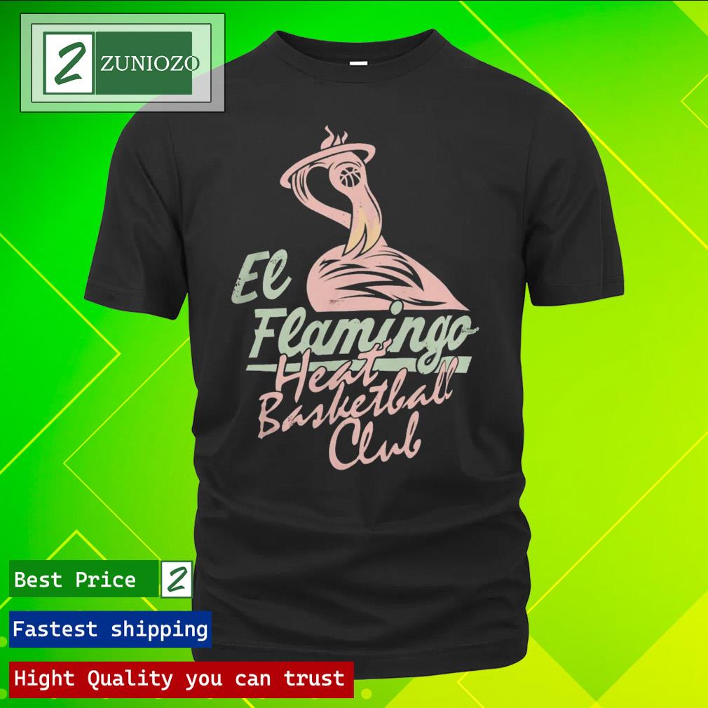 Official miamI heat court culture el flamingo Shirt
