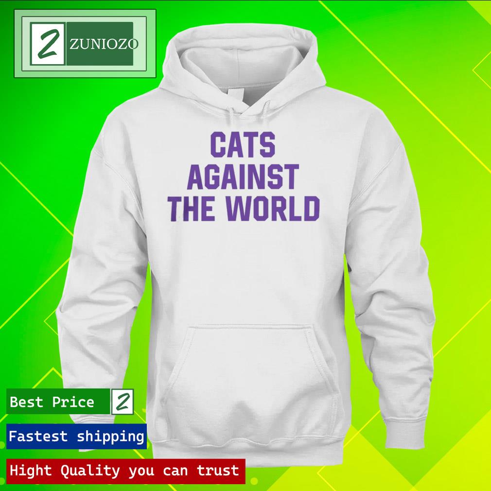 Official pat Fitzgerald Cats Against The World Shirt hoodie