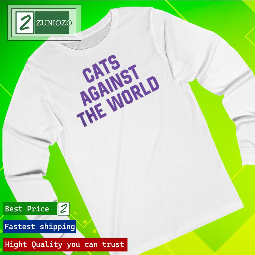 Official pat Fitzgerald Cats Against The World Shirt longsleeve