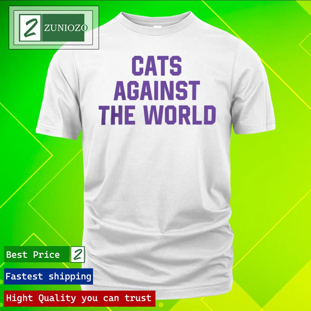 Official pat Fitzgerald Cats Against The World Shirt