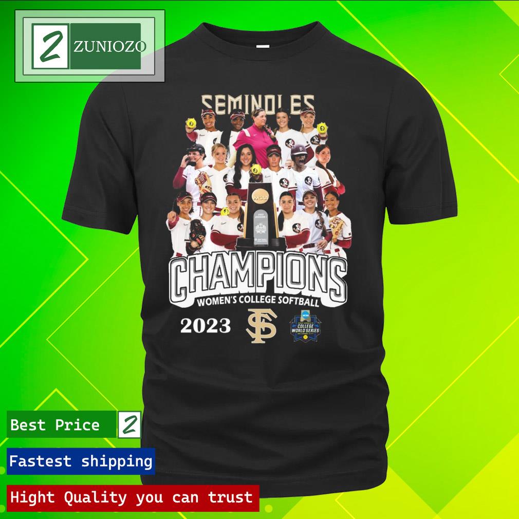 Official seminoles champions women's college softball 2023 Shirt
