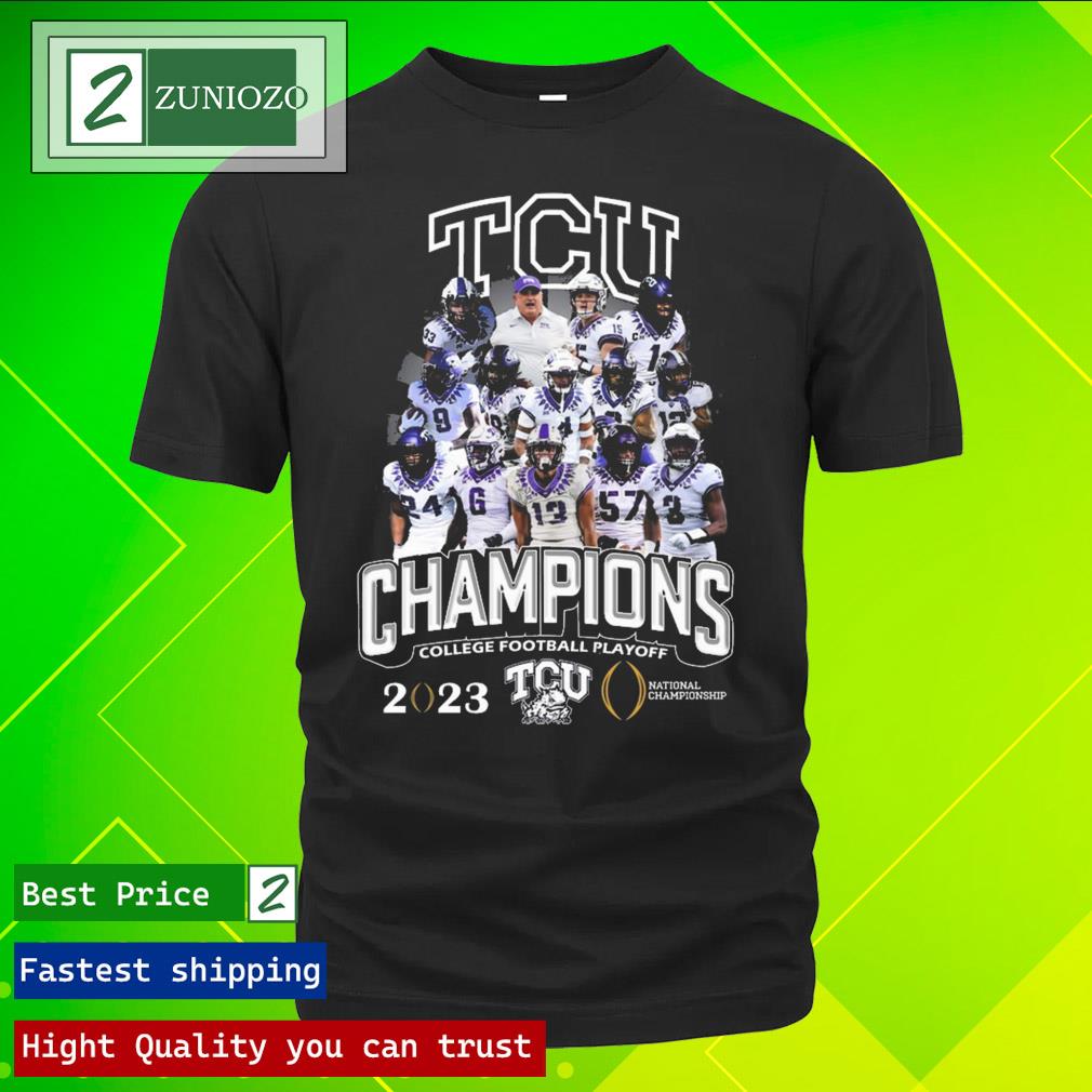 Official tcu horned frogs champions college Football playoff 2023 national championship Shirt