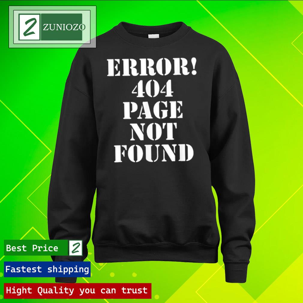 Official error 404 page not found internet present http code Shirt longsleeve