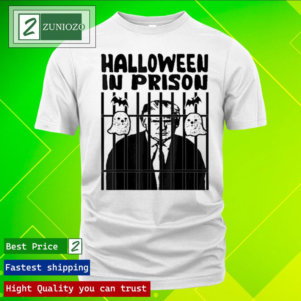 Official halloween in prison usa political Shirt