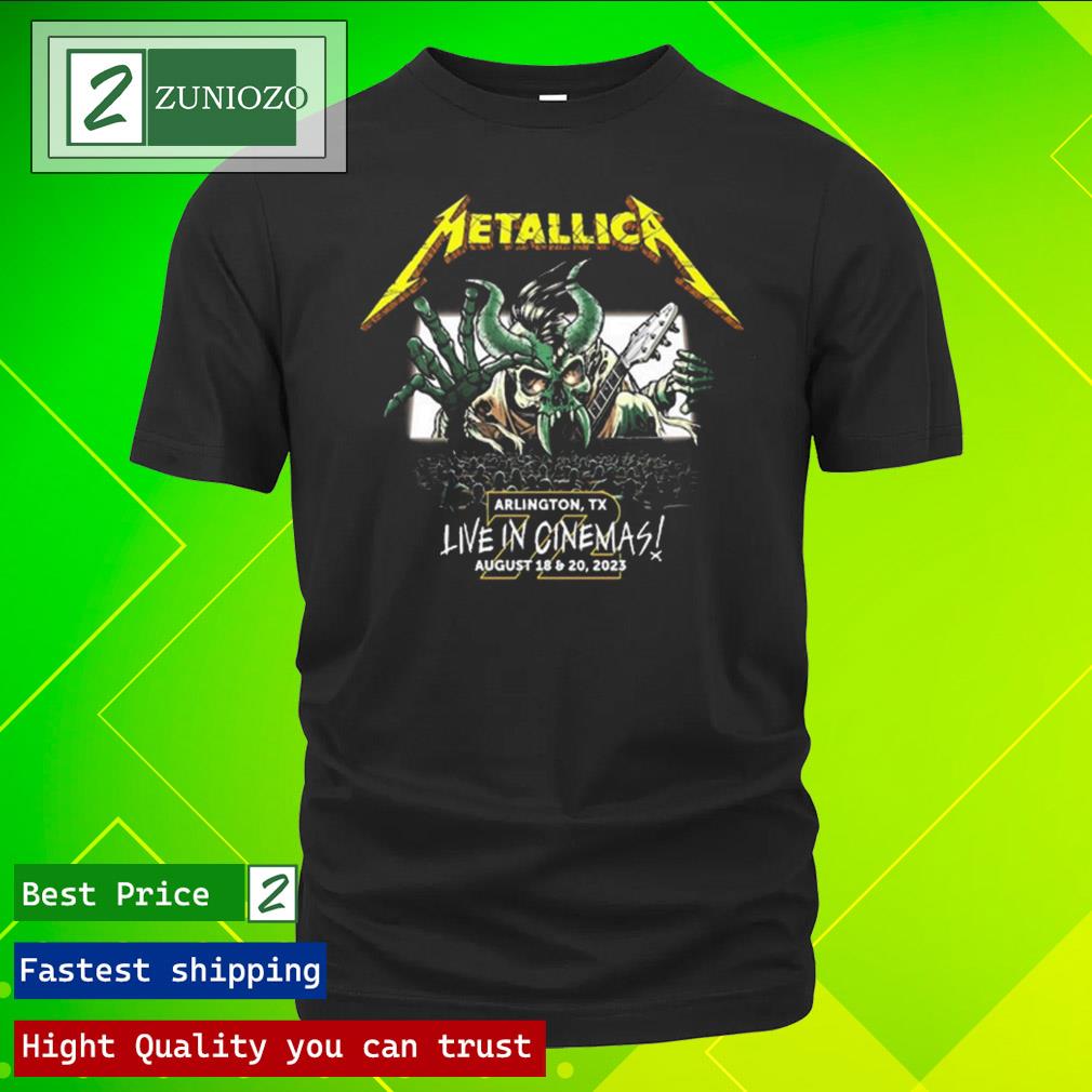 Official metallica Live From Arlington 2023 T-Shirt