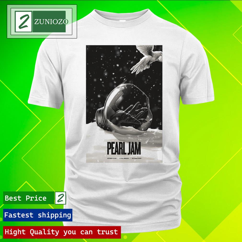 Official pearl Jam Tour St. Paul, MN 2023 Poster Shirt