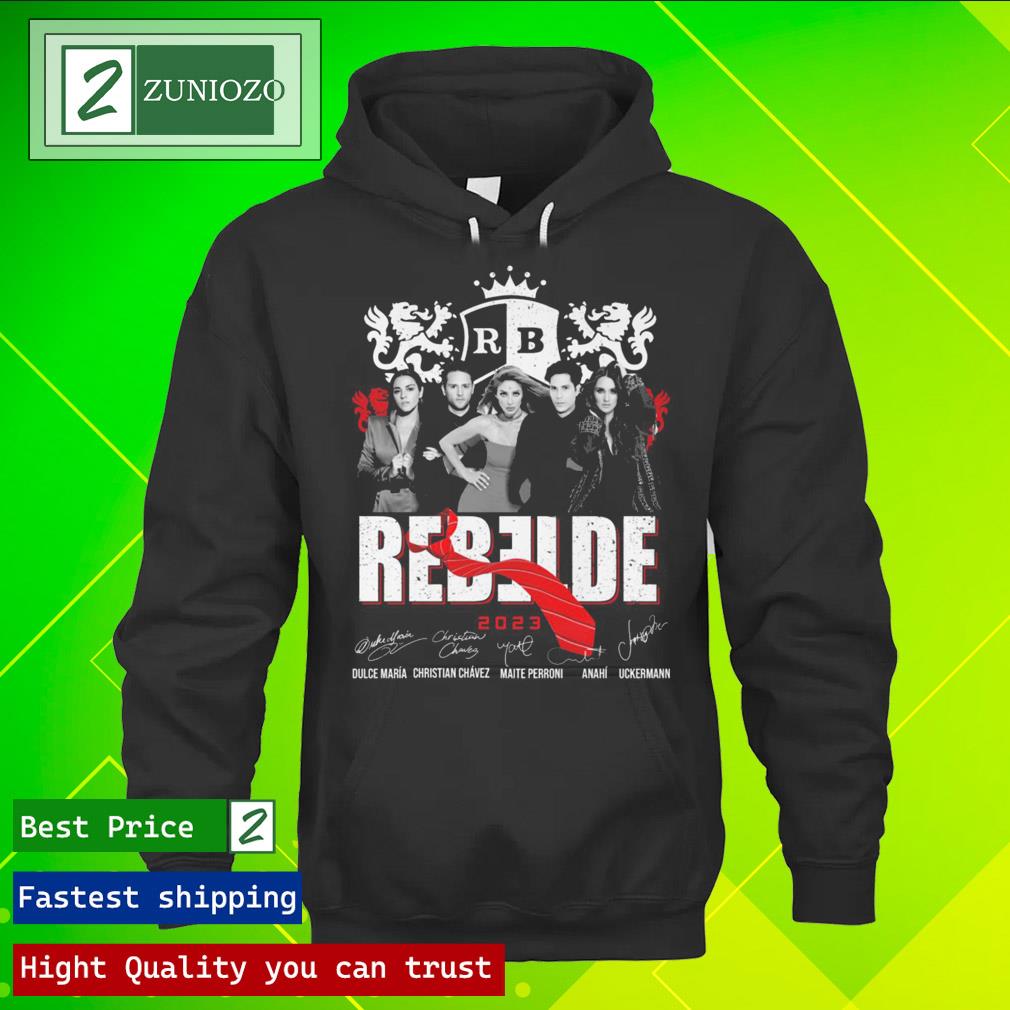 Official rebelde Mexican TV Series 2023 Signatures Shirt hoodie