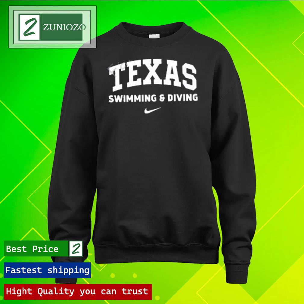 Official texas Swimming And Diving Burnt Orange Shirt longsleeve