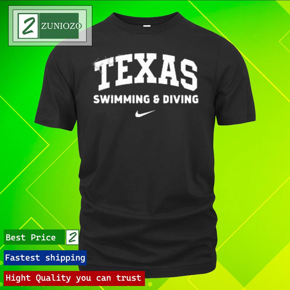 Official texas Swimming And Diving Burnt Orange Shirt