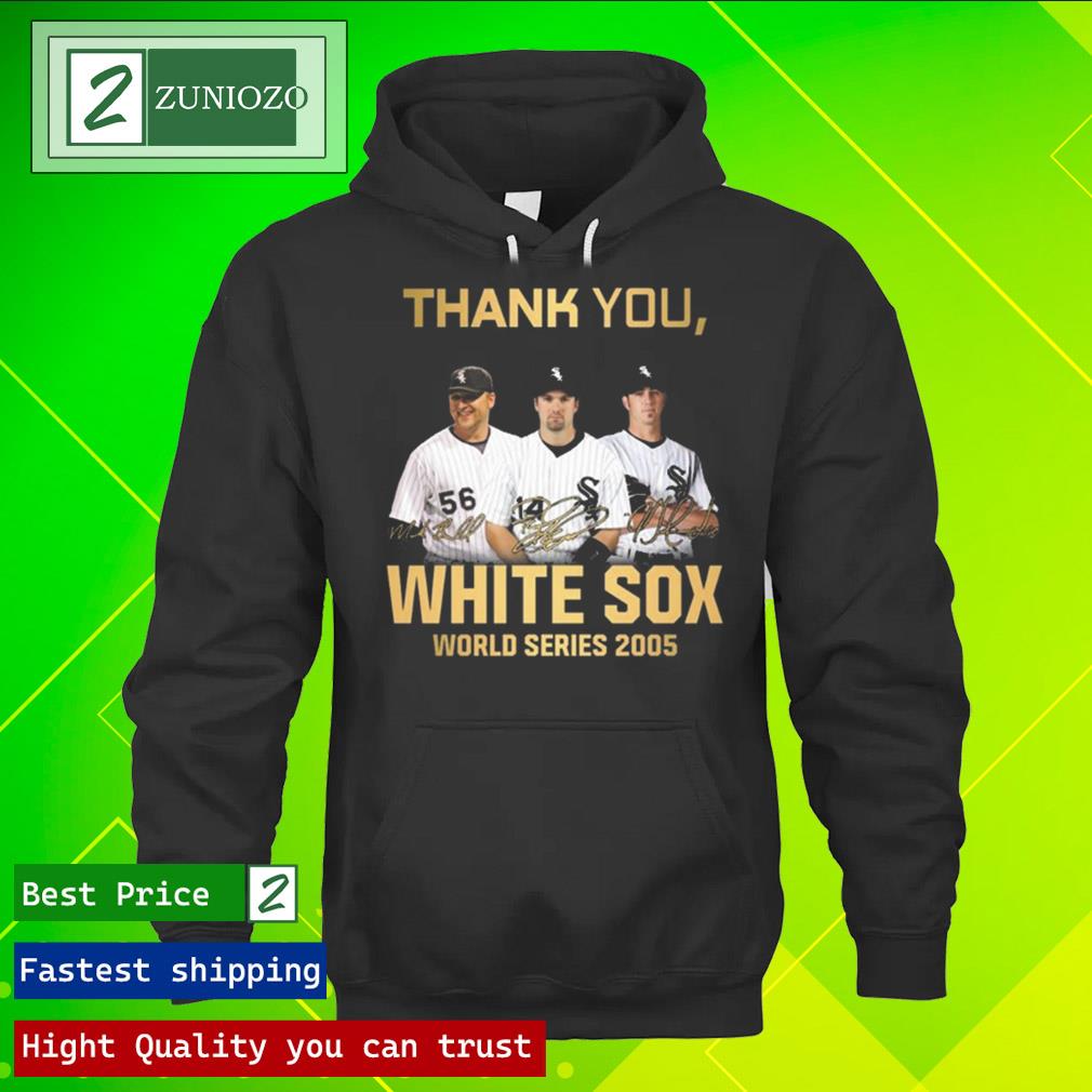 Official thank you white sox world series 2005 signatures Shirt hoodie