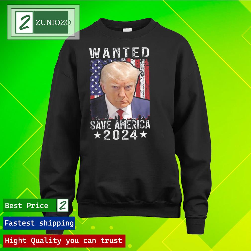 Official wanted Save America 2024 Never Surrender Shirt longsleeve