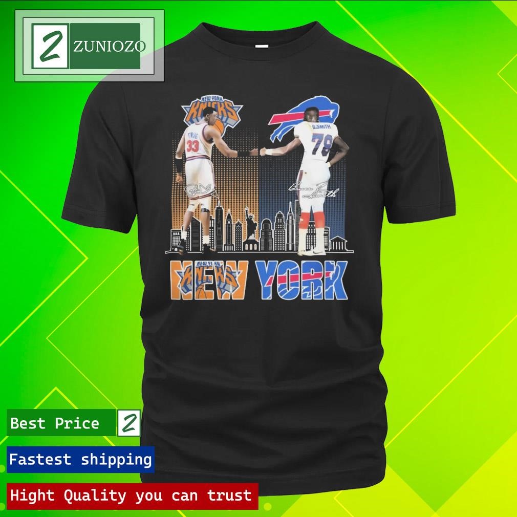 Best New york sports patrick ewing and bruce smith signatures Shirt