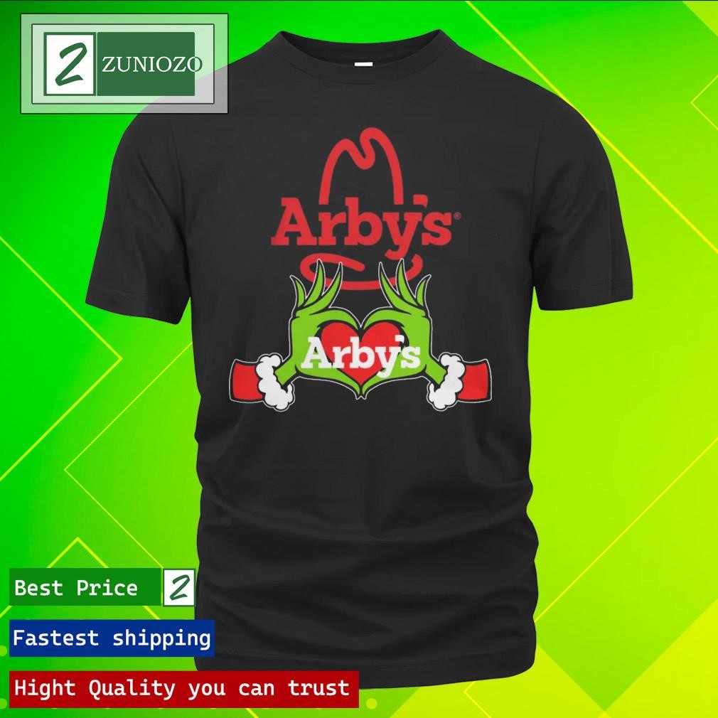 Funny Grinch Hand Love Arby’s Christmas 2023 Shirt
