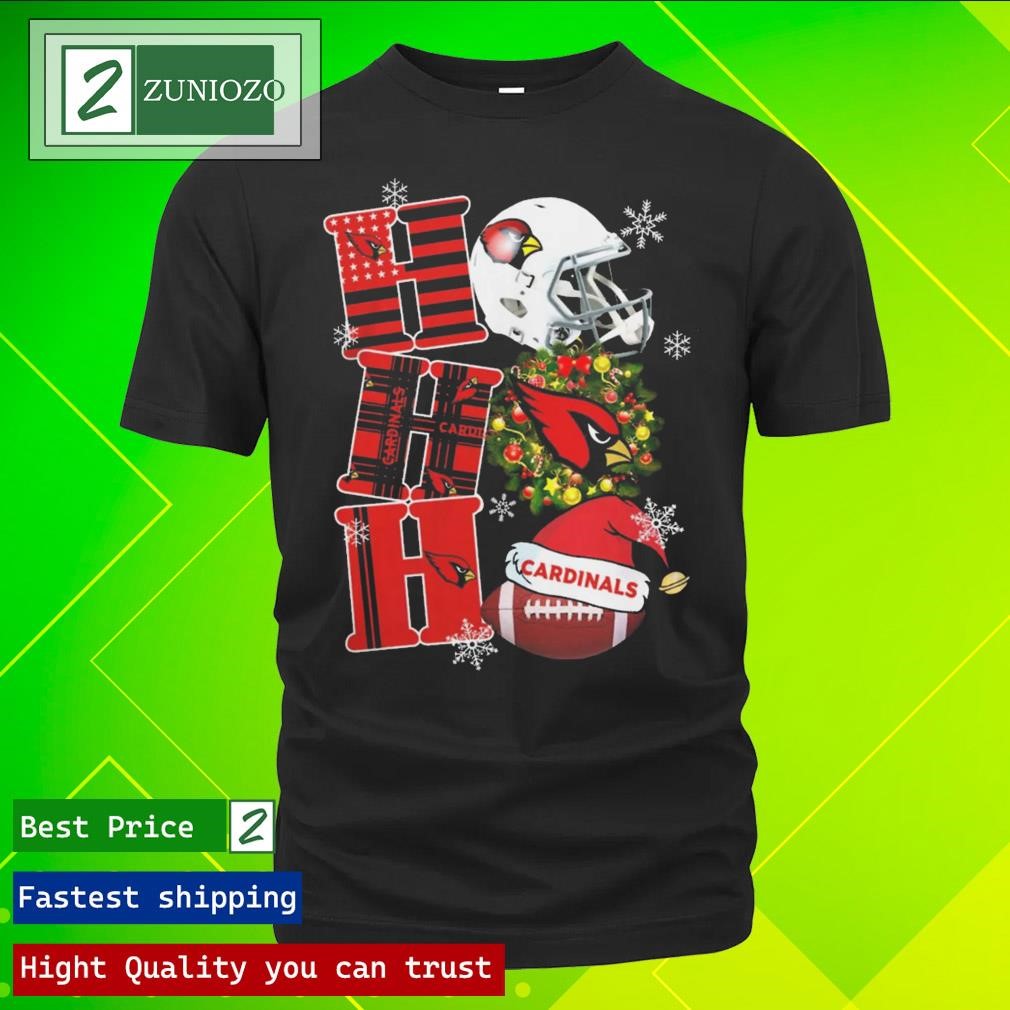 Official Arizona Cardinals Nfl Ho Ho Ho Christmas Shirt
