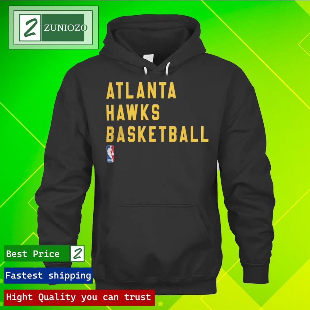 Official Atlanta Hawks Basketball 2023-24 Sideline Legend Performance Practice hoodie