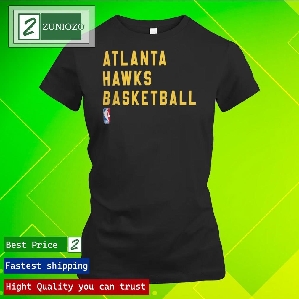 Official Atlanta Hawks Basketball 2023-24 Sideline Legend Performance Practice ladies tee shirt