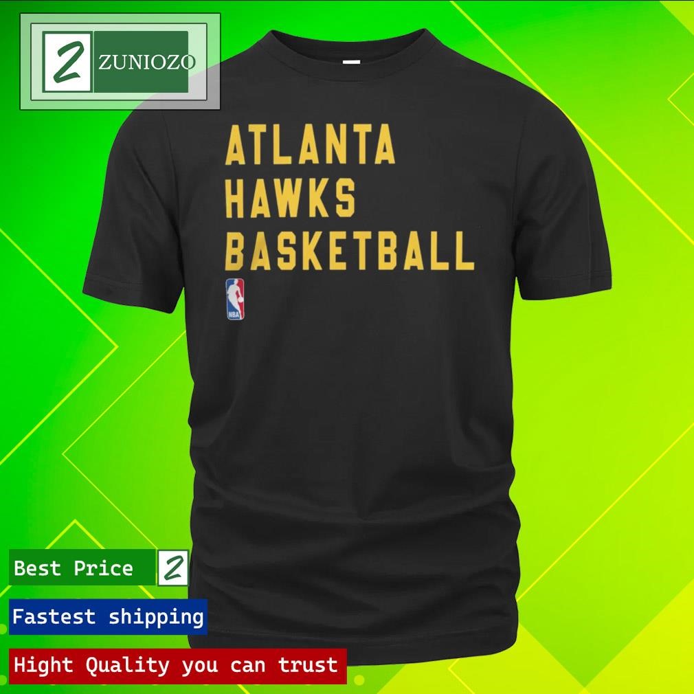 Official Atlanta Hawks Basketball 2023-24 Sideline Legend Performance Practice T-Shirt