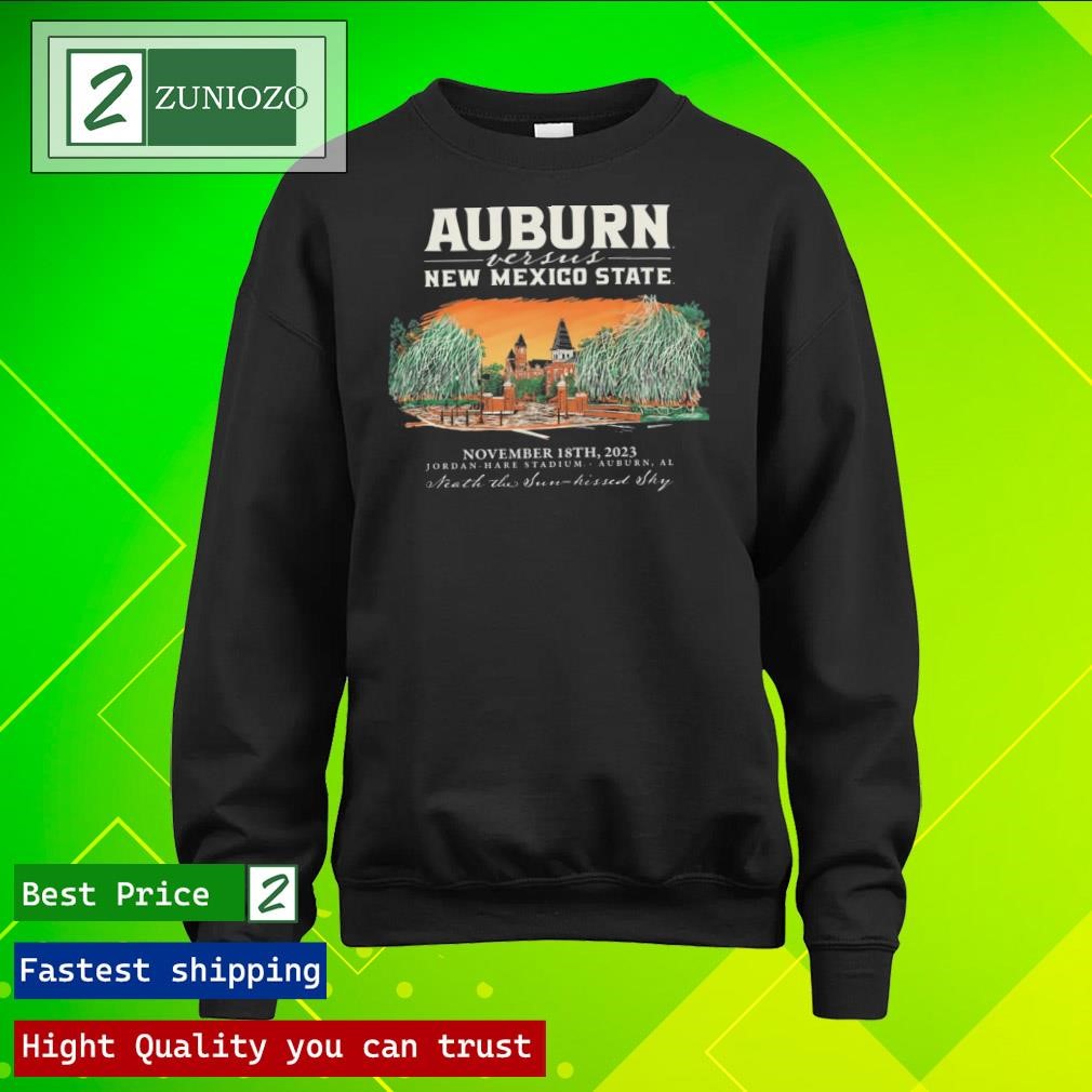 Official Auburn vs new Mexico state Football game day 2023 Shirt longsleeve