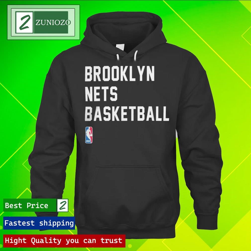 Official Brooklyn Nets Basketball 2023-24 Sideline Legend Performance Practice hoodie