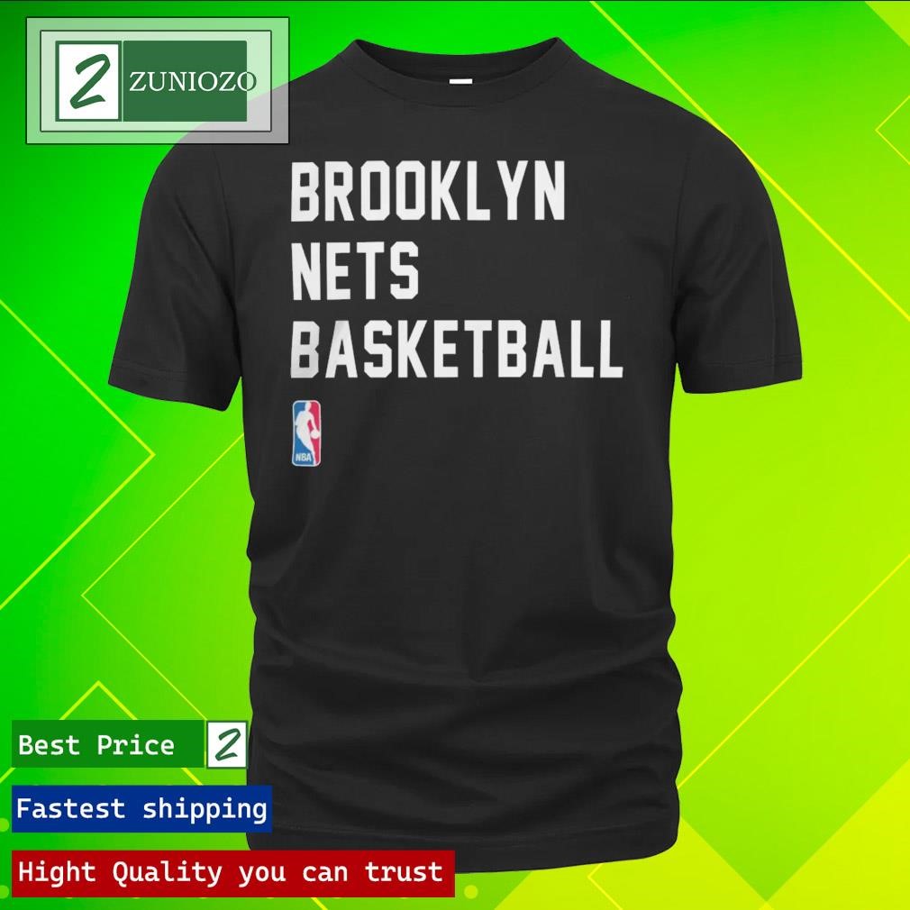 Official Brooklyn Nets Basketball 2023-24 Sideline Legend Performance Practice T-Shirt