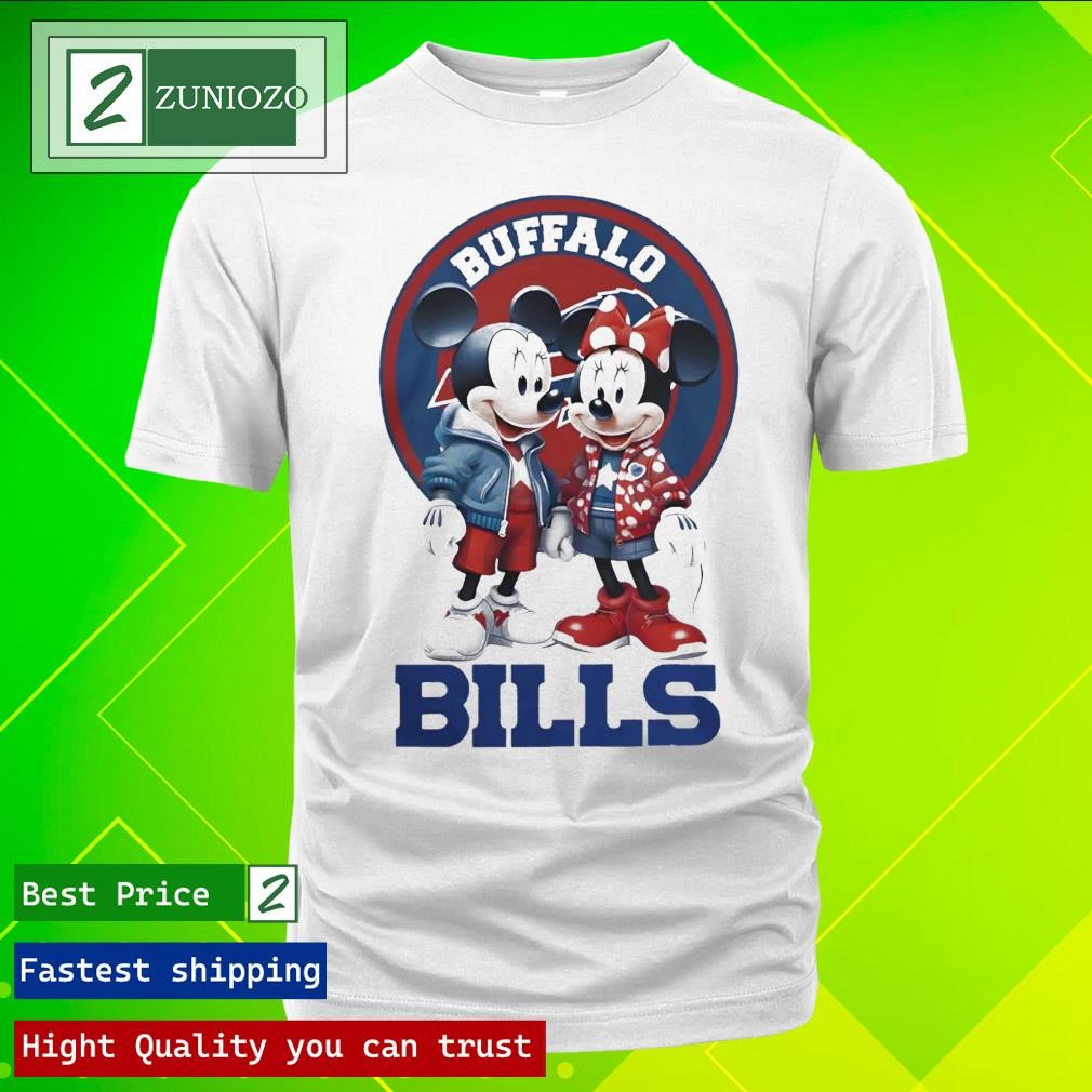 Official Buffalo Bills Mickey And Minnie Mouse Funny Shirt