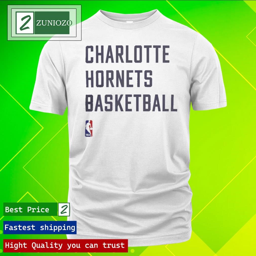 Official Charlotte Hornets Basketball 2023-24 Sideline Legend Performance Practice T-Shirt