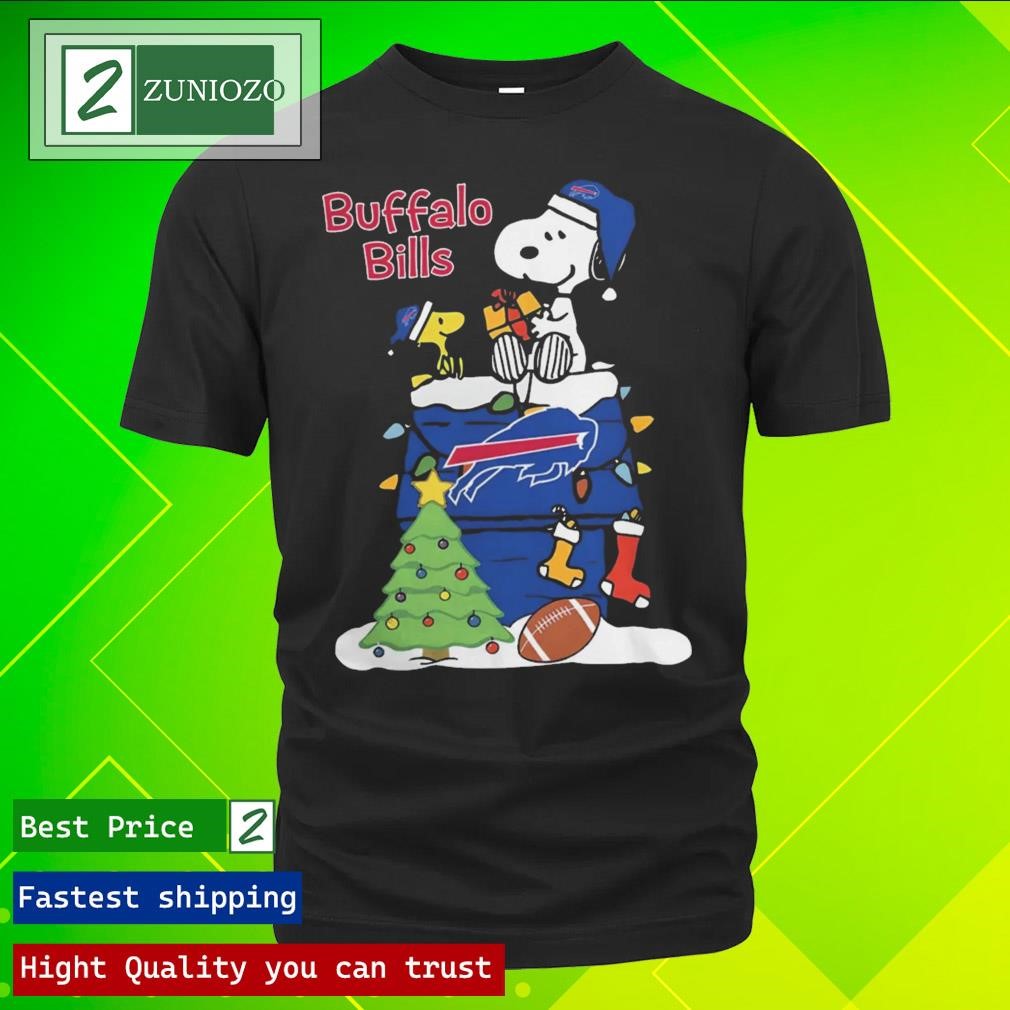Official Christmas Snoopy Buffalo Bills Logo Shirt