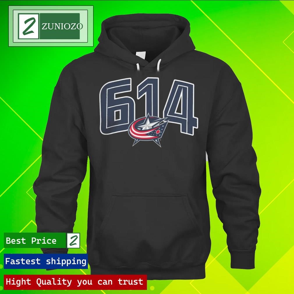 Official Columbus blue jackets where I'm from 614 outline Shirt hoodie