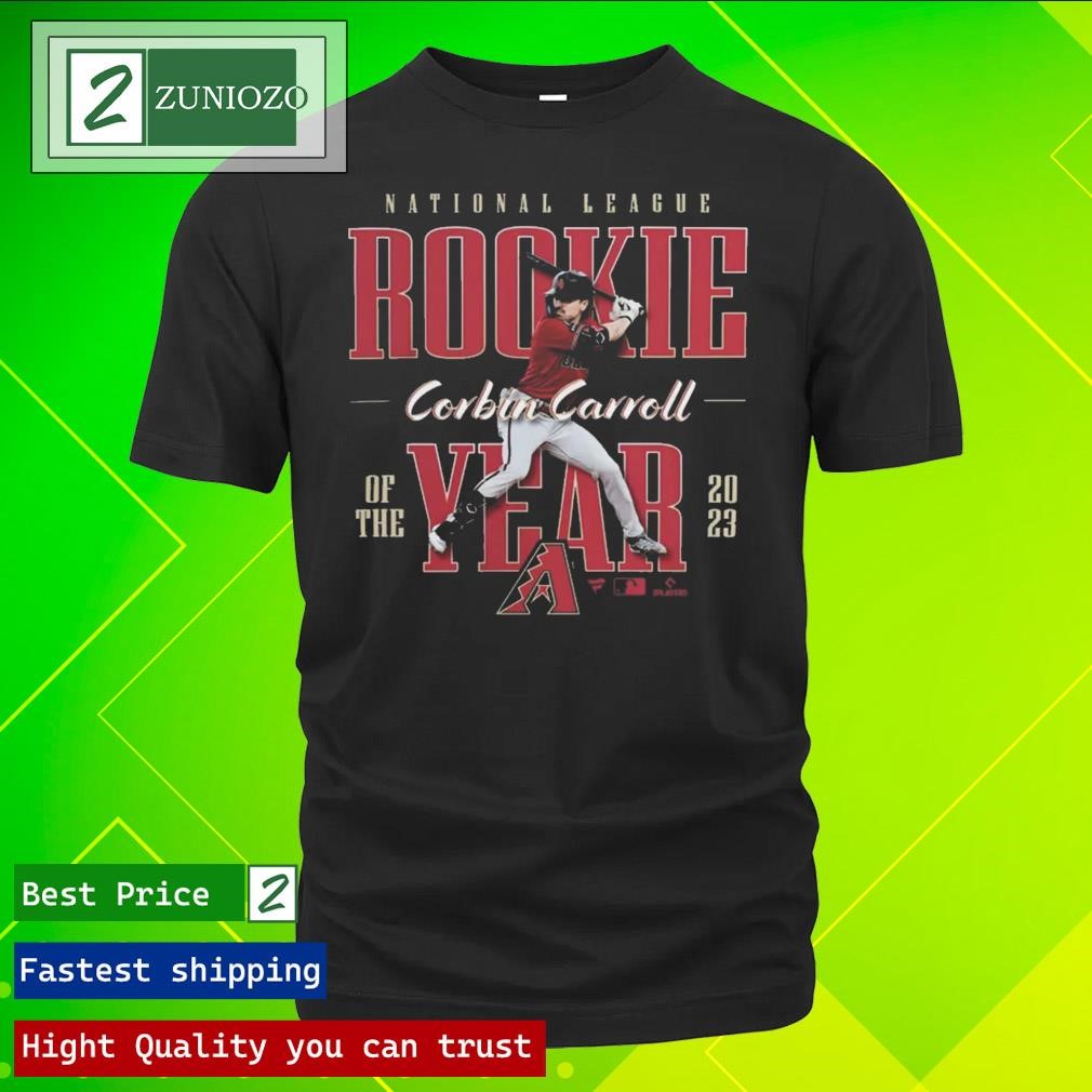 Official Corbin Carroll Arizona Diamondbacks 2023 Nl Rookie Of The Year Shirt