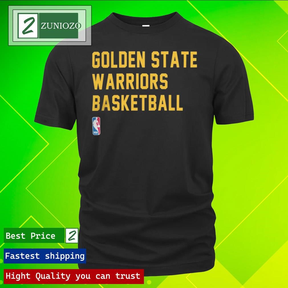 Official Golden State Warriors Basketball 2023-24 Sideline Legend Performance Practice T-Shirt