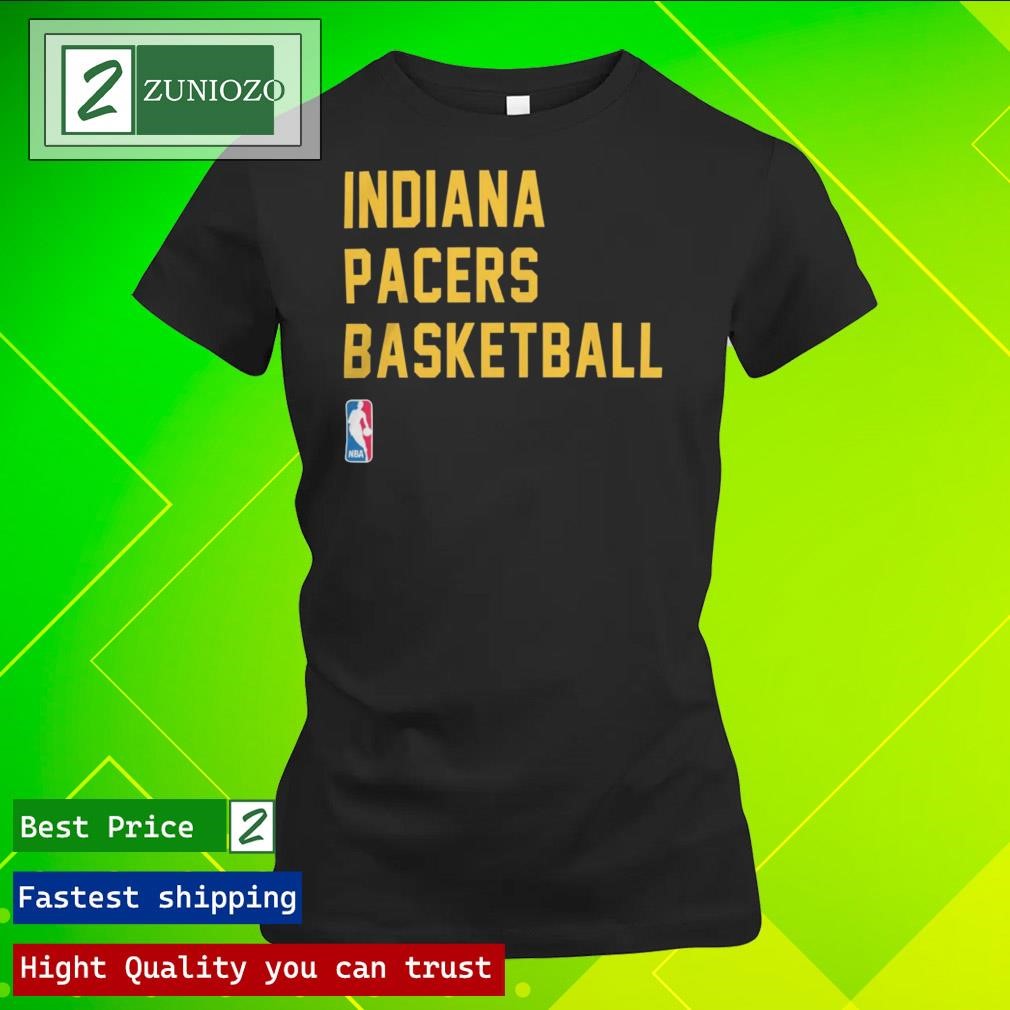 Official Indiana Pacers Basketball 2023-24 Sideline Legend Performance Practice Shirt ladies tee shirt