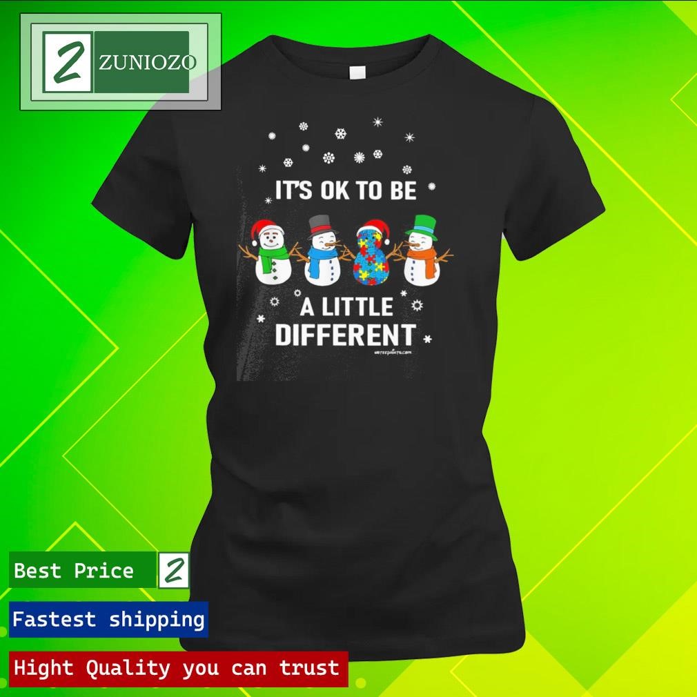 Official It's ok to be a little different Shirt ladies tee shirt