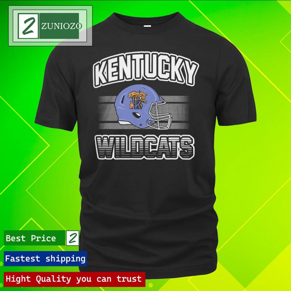 Official Kentucky wildcats Football wordmark helmet Shirt