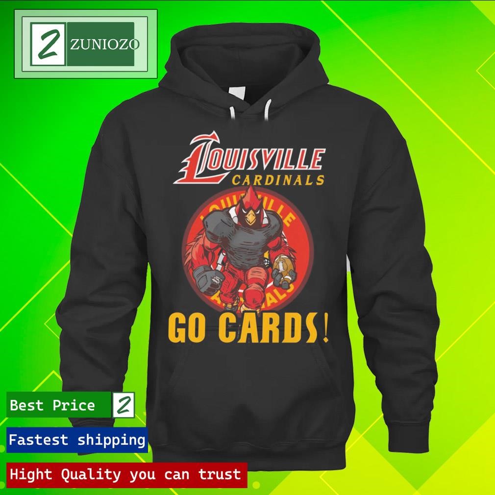 Official Louisville cardinals go cards logo Shirt hoodie