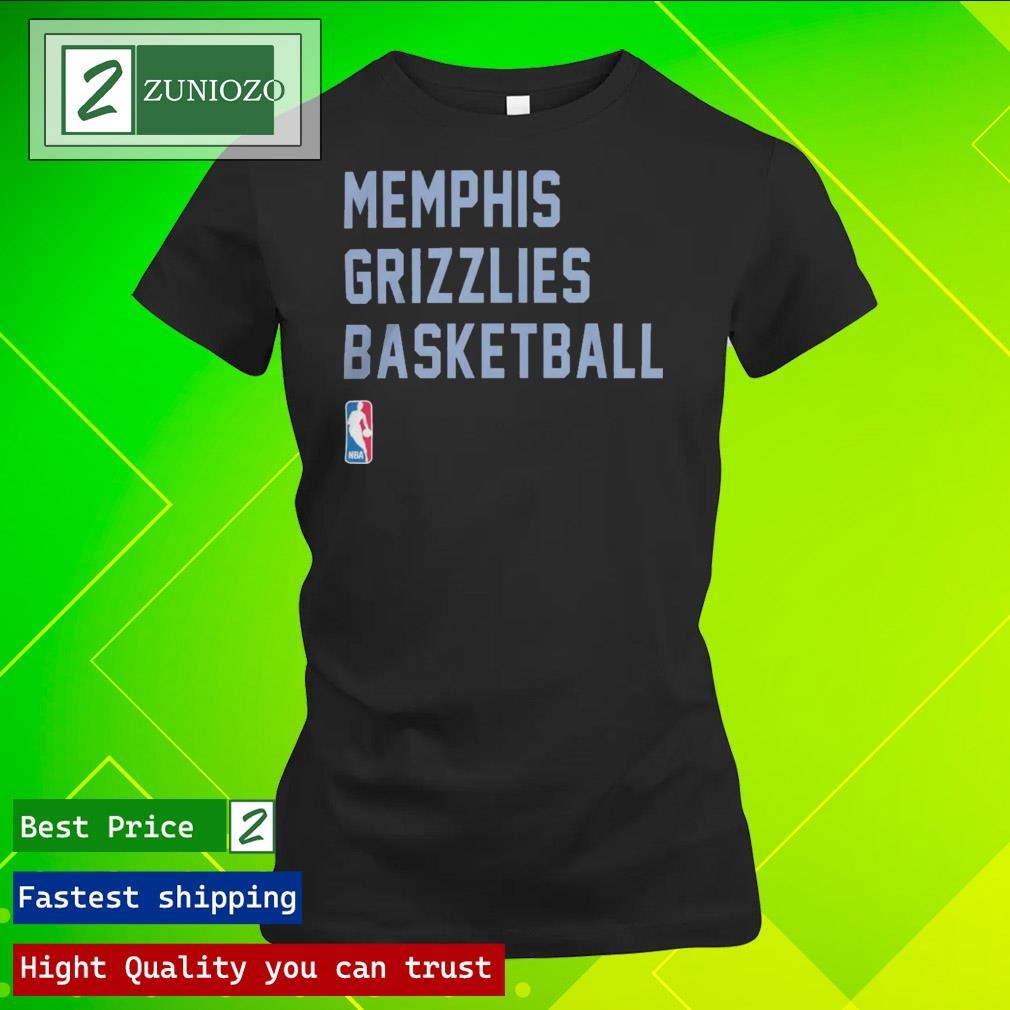 Official Memphis Grizzlies Basketball 2023-24 Sideline Legend Performance Practice Shirt ladies tee shirt