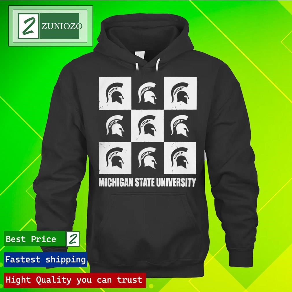 Official Msu spartans checkerboard Shirt hoodie