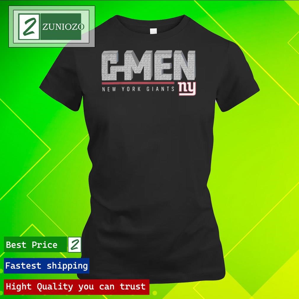 Official New York Giants G-Men Local ladies tee shirt