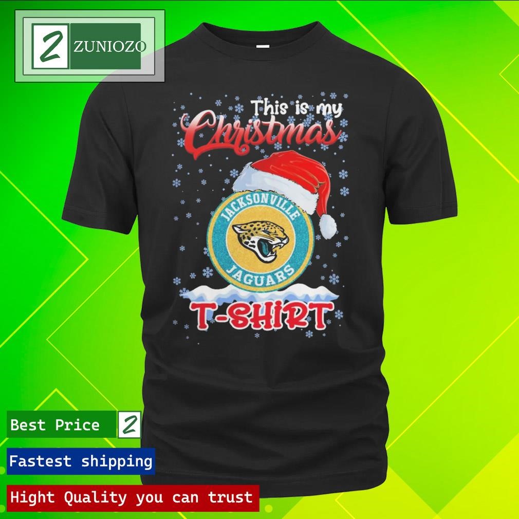 Official Original Jacksonville Jaguars This Is My Christmas Tee Shirt