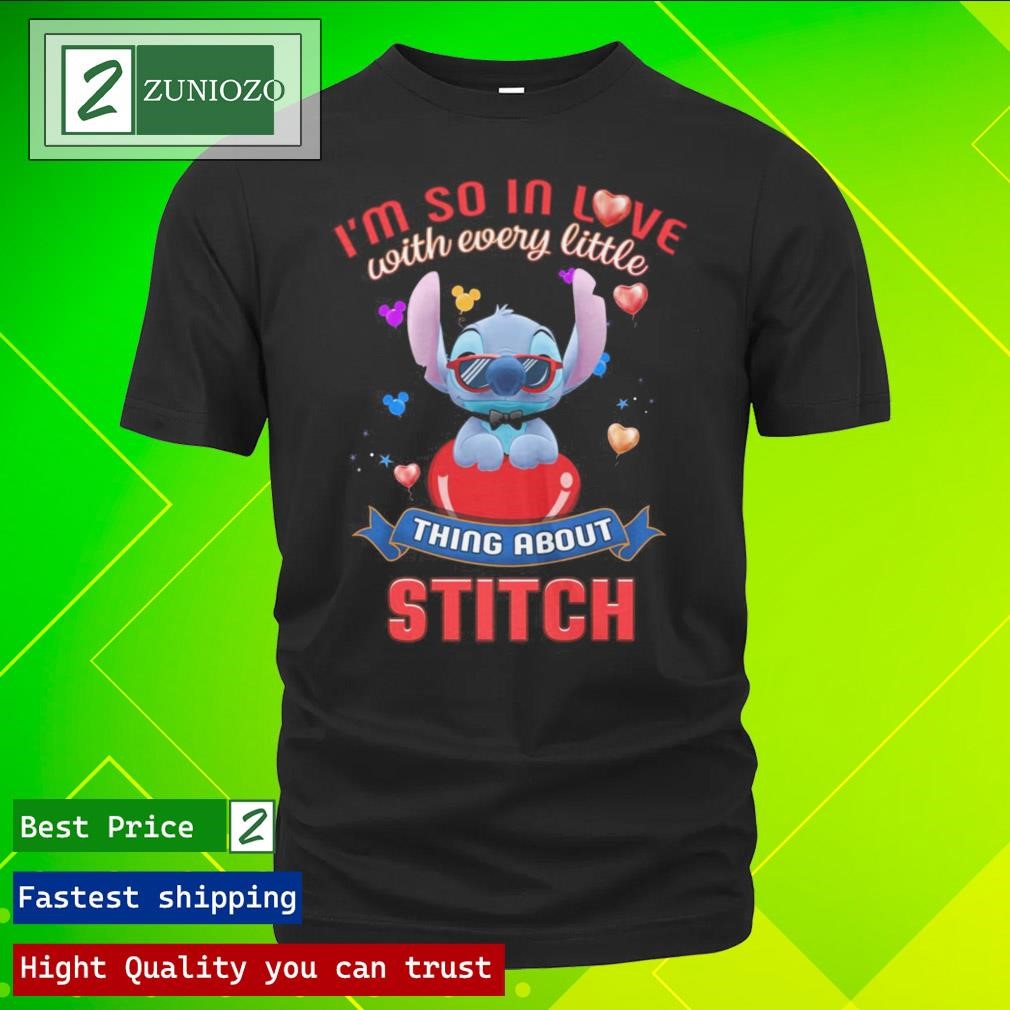 Official Stitch I'm so in love with every little thing about stitch Shirt