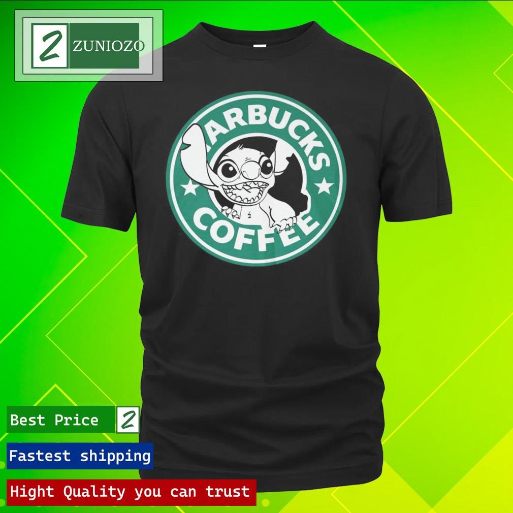 Official Stitch starbucks coffee logo Shirt